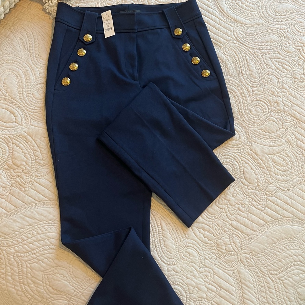 WHBM Jolie Pants 8/L Officer Blue